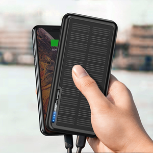 Caricabatterie Solare Impermeabile Intelligente da 10000mAh per Cellulari <span class=keywords><strong>con</strong></span> <span class=keywords><strong>Ricarica</strong></span> Rapida e <span class=keywords><strong>Wireless</strong></span>, Certificato CE FCC per Honor - Product Image 4