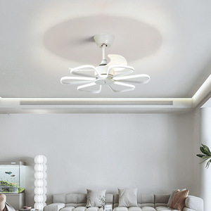 Modern Contemporary LED Ceiling Lamp with Remote Control 3-Color Glass Body DC Motor Hot <b>Sale</b> for Home Use - Product Image 4