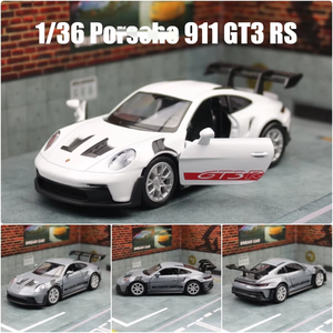 รถของเล่นโมเดล Porsche 911 GT3 RS ขนาด 1:36 ของ <span class=keywords><strong>RMZ</strong></span> <span class=keywords><strong>City</strong></span> สำหรับเด็ก รถแข่งขนาดจิ๋ว ล้อหมุนได้ ดึงหลังวิ่งได้ ผลิตจากโลหะหล่อขึ้นรูป เหมาะสำหรับสะสมหรือเป็นของขวัญ - Product Image 2