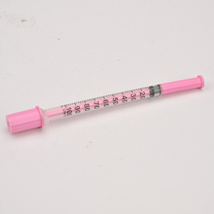 Jeringa de Insulina Rosa de 1 ml, 31G x 6 mm/8 mm - Estéril y Desechable para Clínica <span class=keywords><strong>Veterinaria</strong></span>, 100 Unidades por Caja - Product Image 3