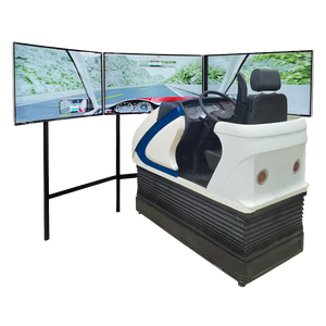 <span class=keywords><strong>Simulateur</strong></span> de conduite automobile ZG-DG-D3P en acier à six degrés de liberté avec 3 unités d'écrans LCD de 55 pouces pour une expérience de sécurité routière - Product Image 3