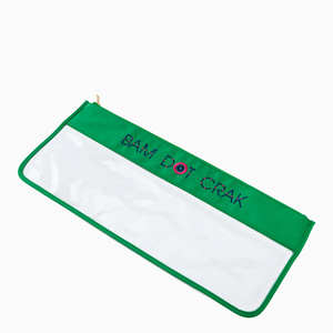 กระเป๋าใส่ไพ่ไพ่นกกระจอกสีชมพู ขนาดใหญ่ ใส กะทัดรัด ปักโลโก้ กันน้ำ รับสกรีนชื่อ - Product Image 4