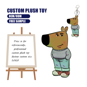 Venta caliente CE OEM ODM Dibujo personalizado para peluche Moq Juguete de peluche de alta calidad Animal de peluche personalizado Fabricante de juguetes de peluche personalizados - Product Image 1
