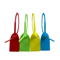 Scellés de sécurité en plastique jetables de 400 mm avec logo personnalisé, code-barres laser, pour conteneurs, étiquettes de sécurité en plastique à serrage progressif