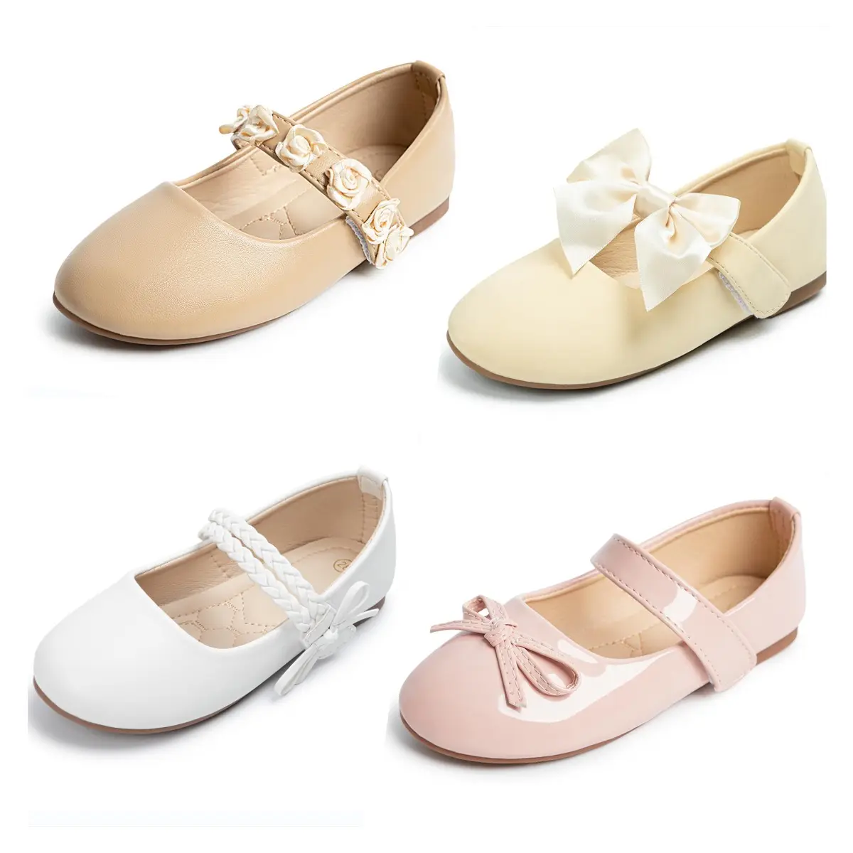 New Fashion Mary Jane Girl Princess Dress Shoes Lovely bow PU leather fabric children dress shoe