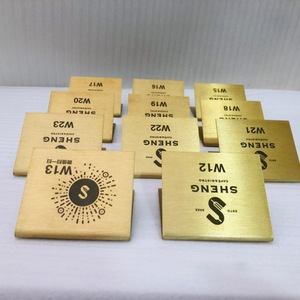 Brass Triangular Standee W16 W12 Double Sided <b>Table</b> <b>Card</b> For Shops Restaurants Indoor Use Notice Board Display Sign - Product Image 3