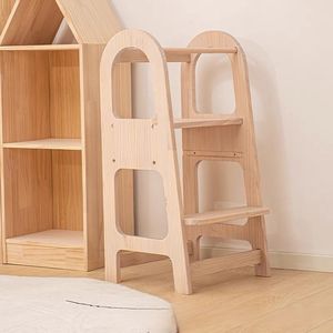 Escabeau Montessori pour enfant en bas âge, <span class=keywords><strong>tour</strong></span> d'apprentissage, hauteur réglable - Product Image 4