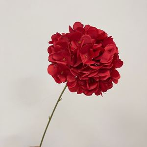 Fleurs d'hortensia artificielles réalistes au toucher naturel, vente en gros, 70 cm, en latex souple, aspect naturel, tige unique - Product Image 5