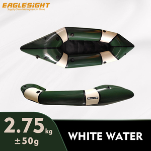 Wildwasser-Packraft 260cm Leichtgewichtiges TPU Aufblasbares Boot Verstärkter Boden 1 Person Stabil Sicher für Fluss-Stromschnellen-Abenteuer - Product Image 1
