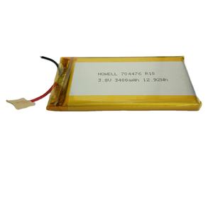 Аккумуляторная литий-полимерная батарея HWE 3,8 V 3400mah 704476 модель литий-ионная упаковка - Product Image 3