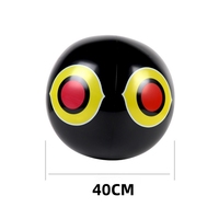 Ballon gonflable en PVC en forme d'œil de hibou, répulsif et dissuasif pour oiseaux de jardin, pour le dissuasion des oiseaux et la collecte des insectes
