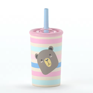 Gobelet en céramique à pois mignon, portable et isotherme, pour enfants, pour les voyages en voiture - Product Image 6