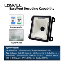 LONVILL Hochgeschwindigkeits-USB-Schnittstelle Integrierter QR-Code-Leser Präzisions-Einbettungs-Bildschirm Code-Papier-Scan-Modul