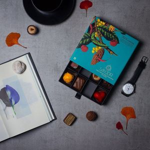 Commercio all'ingrosso di lusso Custom cioccolato <span class=keywords><strong>Bar</strong></span> scatola scatola regalo scatola di cartone con UvCoating divisori di carta <span class=keywords><strong>per</strong></span> cioccolatini - Product Image 2