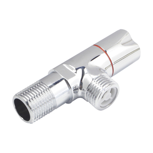 Bạc Brass Chrome Kết Thúc Fkm Niêm Phong Pn10 Chống Rò Rỉ Chống Cháy Nổ Lớn Lưu Lượng Góc Van Nóng Lạnh Phổ Nước Nhà Vệ Sinh - Product Image 3