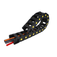 Chaîne à fentes renforcée en nylon pour machine-outil de marque YC, guide-câble flexible en plastique pour roulement de série 5
