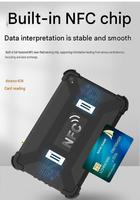 Tablette industrielle robuste Android 11 8 pouces 4G 4+64 Go NFC 8000 mAh Batterie amovible Wifi double bande BT5.0 MMT6765 GPS Beidou