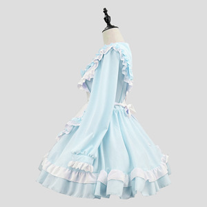 Mignon académie marin Lolita à manches longues robe de femme de chambre Costumes Cosplay école robe de femme de chambre pour <span class=keywords><strong>serveuse</strong></span> femme de chambre Costumes de fête - Product Image 5