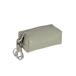Attractive Quality Portable Mini <b>Wallet</b> <b>Keychain</b> Pendant Small PU Leather Zipper Metal Clasp Bag Charm Coin Purses - Product Image 4