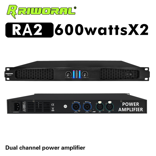 600W*4 Power Amplifier Professional 1000W for pa Subwoofer and Big Speaker
