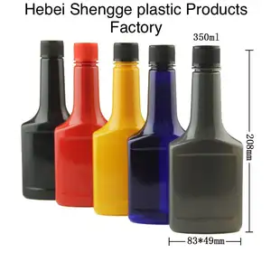 Long neck 350 ml 400 ml 600 ml car fuel additive plastic bottle car maintenance oil bottle