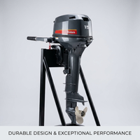 Nouveau moteur hors-bord Enduro 15-11, 2 temps, 2 cylindres, refroidi par eau, système de démarrage manuel, pièces détachées pour bateaux