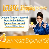 Agent maritime expérimenté Epost Express Chine-Italie Gênes Venise FCL Porte-à-porte Garantie d'assurance espace maritime 35-55 jours