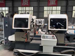 เครื่องตัดอลูมิเนียมอัตโนมัติแบบสองหัว CNC / เครื่องตัดหน้าต่างอลูมิเนียมแบบสองหัว - Product Image 5