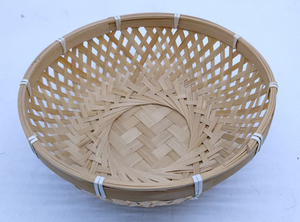 Custom Items <strong>Small</strong> Bamboo Picnic Storage <strong>Basket</strong> Wholesale Picnic <strong>Basket</strong> with Adjustable <strong>Handles</strong> - Product Image 6