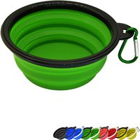 Gamelle pliable et portable pour animaux de compagnie, pour nourriture et eau, pour chats et chiens, idéale pour les voyages et les sorties.
