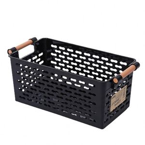 <b>Plastic</b> <b>Basket</b> Rectangle Snack Sundries Storage Box for Bathroom Desktop Kitchen - Product Image 1