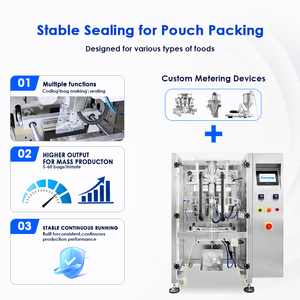 Machine d'emballage verticale automatique VFFS en acier inoxydable haute productivité pour riz, céréales et sucre (1kg, 2kg, 5kg) – Emballage vertical robuste - Product Image 2