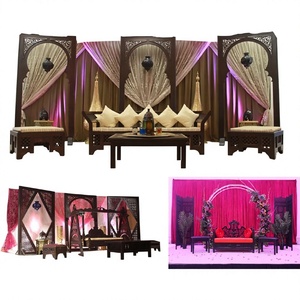 Moroccan Wedding Antique Themed Stage Royal Arabic Wedding Event Stage Decoration Antique Moroccan Wedding Stage Backdrop USA - Product Image 1