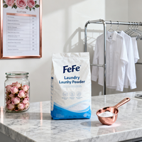 Poudre à lessiver concentrée écologique parfumée à la rose, détachant naturel pour vêtements, jetable, produit phare du fabricant chinois