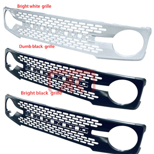 Kit de carrocería para parachoques de coche, rejilla delantera negra mate para <span class=keywords><strong>Ford</strong></span> <span class=keywords><strong>Bronco</strong></span> Sports 2021 2022 - Product Image 2