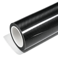 Film de protection de voiture en vinyle fibre de carbone personnalisé en gros, film PVC 3D brillant auto-adhésif pour changement de couleur des voitures