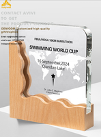 Trophée personnalisé en cristal gravé 2026 – Design créatif, innovation professionnelle, plaque d'entreprise pour récompenses spatiales et domestiques