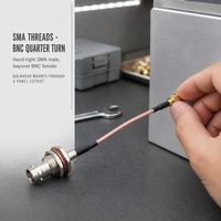 Câble coaxial torsadé en cuivre RG316, connecteur RF BNC femelle vers SMA mâle, assemblage de câble Pigtail Jumper pour antenne routeur WiFi, 2,5 mm, 50 ohms
