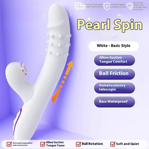 Vibrateur électrique télescopique entièrement automatique USB à conversion de fréquence pour la masturbation féminine Top SeToys - Product Image 5