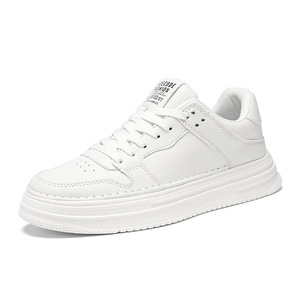 Nuevos Zapatos Deportivos Casuales Blancos Transpirables de Estilo Coreano para Hombre, con Suela Gruesa de Malla, para Otoño y Primavera - Product Image 3