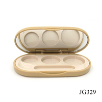 Palette d'ombres à paupières vides de marque privée personnalisée fabriquée en Chine emballage de fard à paupières de maquillage en plastique