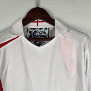 2006 Futebol Jersey Autêntico Retro <span class=keywords><strong>Football</strong></span> Jersey Series Adequado para Homens Fãs Versão Long Sleeve Jersey - Product Image 6