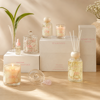 Coffret Cadeau Luxe Personnalisé pour la Maison : Diffuseur à Bâtonnets et Bougie en Cire de Soja – Fournisseur d'Usine OEM ODM Marque Privée
