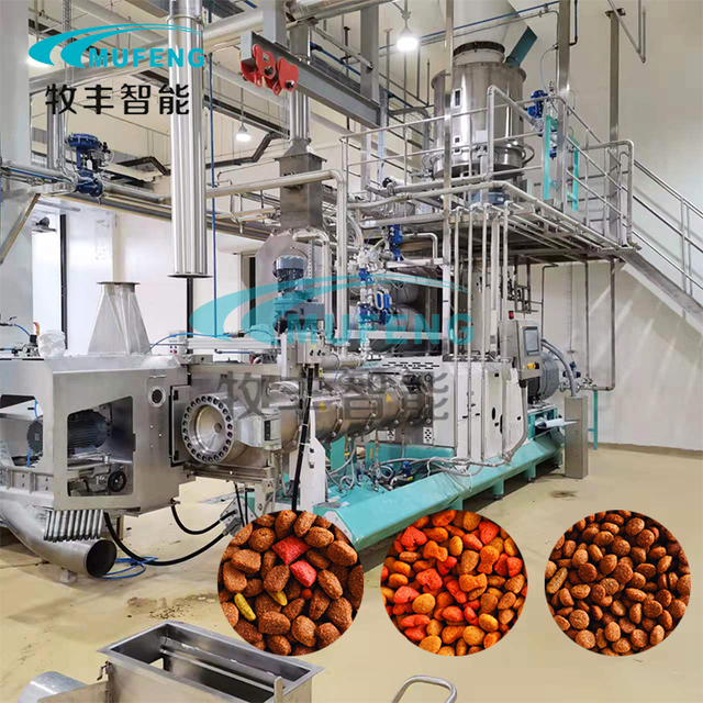 Large Capacity 5-10 Ton/H PLC Controlled Stainless Steel Dog Food Processing Machine with Engine & Motor High Efficiency