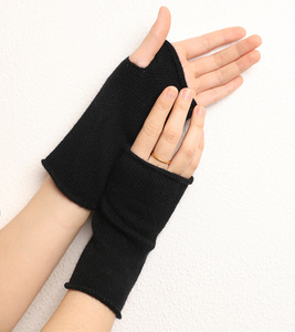 <span class=keywords><strong>Gants</strong></span> d'hiver tricotés de luxe pour femmes, double couche, compatibles écran <span class=keywords><strong>tactile</strong></span>, mitaines chaudes <span class=keywords><strong>en</strong></span> cachemire, chauffe-mains à cinq doigts, double usage, séparables - Product Image 4