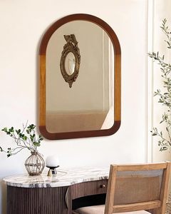 Arched Wooden <b>Wall</b> <b>Mirror</b> Modern Farmhouse Decorative Accent <b>Mirror</b> for Living Room Bedroom Entryway Bathroom Vanity Home - Product Image 4