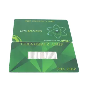 New Products 10000 Negative Ion Energy Saver Card Terahertz Energy Card Quantum Scalar Bio Energy Card