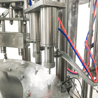 Machine de remplissage et de bouchage automatique de sachets à bec rotatif pour boissons, eau pure et produits chimiques avec contrôle PLC et moteur