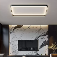 Ensemble de luminaires de plafond LED en fer de style minimaliste italien pour chambre à coucher, nouveau style 2025, moderne et élégant pour toute la maison
