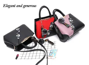 Hot Selling High Quality Sac A Main Femme Embroidery Flower Shoulder Bags Handbag Tote Bag For Women Luxury